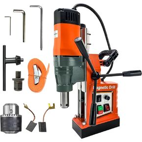 iMeshbean Mag Drill Press, 1800W 2" Boring Diameter, 3102lbf/13800N Power Portable Magnetic Drill, 760 PRM, Electric Drilling Machine for Metal Surface, Industrial and Home Improvement