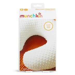 Munchkin Ultra -Fluxe Feeding Pillow Cover - Machine Doashing ، تناسب أكثر وسائد التمريض والتغذية القياسية القياسية