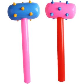 IMIKEYA Large Inflatable Hammers Toy Set 2pcs Pvc Hammers for Boys and Girls Toys for Family Playtime and Parties - Random Color