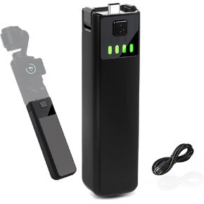 ل DJI Osmo Pocket 3 مقبض بطارية: متوافق مع DJI Osmo Pocket 3 Camera Battery Grips Extender - استبدال تمديد الطاقة المحمولة الممتدة 22.5WH 5000mAh (محفوظة 1/4 مؤشر ترابط)