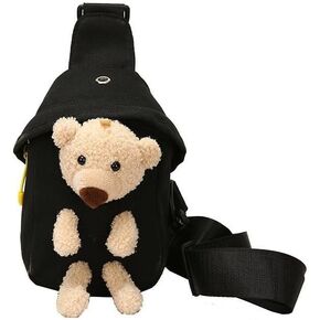 Kids Crossbody Bag Kids Sling Bags, Mini Canvas Sling Bag for Kids Travel Bag for Kids, Cartoon Sling Bag for Kids