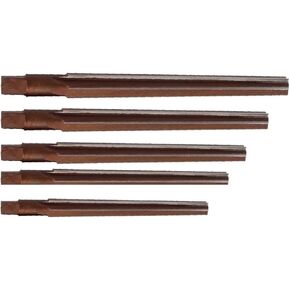 5Pcs/Set 1:50 Conical Degree Sharp Manual Pin Taper Shank Hand Reamer for Taper Shank Machine Reamer CNC Tools 3/4/5/6/8mm Milling Cutter