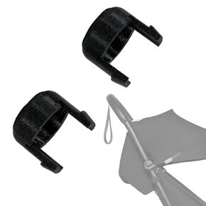 زر 2pcs ل babyzen yoyo / yoyo + / yoyo² قطع الغيار الاستبدال المتوافقة مع babyzen yoyo / yoyo + / yoyo² الإكسسوارات （أسود）