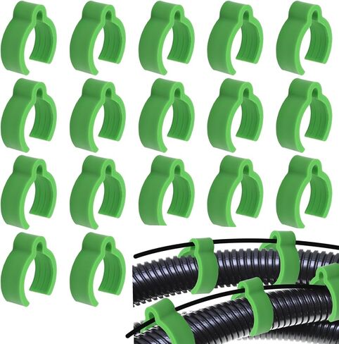 BokWin 20 pack 27mm Coiled Hose Clips Vacuum Clamp in Saudi Arabia