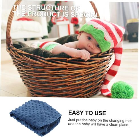 Happyyami 1pc Cover Change Changing Muslin Pads Breathable Cotton Cloth Nappy Polyester in Saudi Arabia