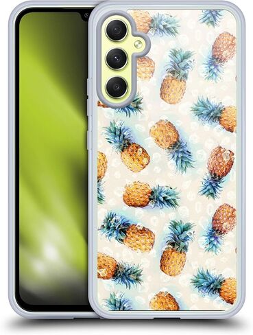 Head Case Designs Officially Licensed Micklyn Le Feuvre Watercolour Heart Connections Patterns Soft Gel Case [Military Grade Protection] Compatible with Samsung Galaxy A34 5G in Saudi Arabia