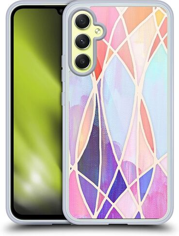 Head Case Designs Officially Licensed Micklyn Le Feuvre Watercolour Heart Connections Patterns Soft Gel Case [Military Grade Protection] Compatible with Samsung Galaxy A34 5G in Saudi Arabia