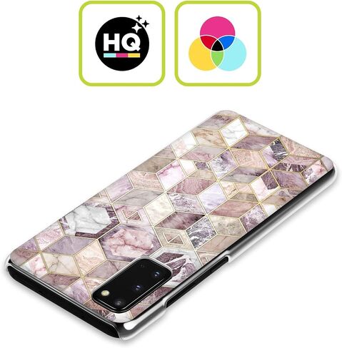 Head Case Designs Officially Licensed Micklyn Le Feuvre Gilded Stone Tiles Marble Patterns Hard Back Case Compatible with Samsung Galaxy S23 Ultra 5G in Kuwait
