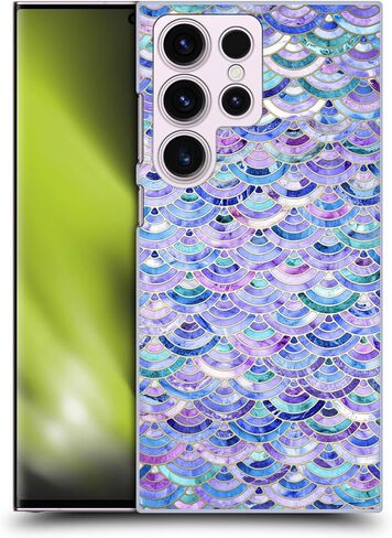 Head Case Designs Officially Licensed Micklyn Le Feuvre Gilded Stone Tiles Marble Patterns Hard Back Case Compatible with Samsung Galaxy S23 Ultra 5G in Kuwait
