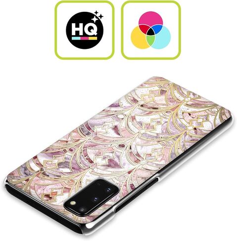 Head Case Designs Officially Licensed Micklyn Le Feuvre Gilded Stone Tiles Marble Patterns Hard Back Case Compatible with Samsung Galaxy S23 Ultra 5G in Kuwait