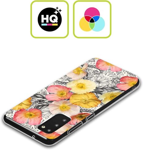 Head Case Designs Officially Licensed Micklyn Le Feuvre Evening Proteas Pink On Charcoal Florals 2 Gel Case [Military Grade Protection] Compatible with Samsung Galaxy A54 5G in Kuwait