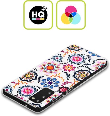 Head Case Designs Officially Licensed Micklyn Le Feuvre Evening Proteas Pink On Charcoal Florals 2 Gel Case [Military Grade Protection] Compatible with Samsung Galaxy A54 5G in Kuwait