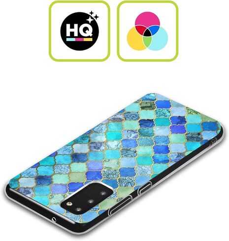 Head Case Designs Officially Licensed Micklyn Le Feuvre Hot Pink and Orange Moroccan Soft Gel Case [Military Grade Protection] Compatible with Samsung Galaxy A34 5G in Saudi Arabia
