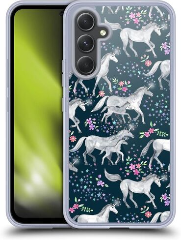 Head Case Designs Officially Licensed Micklyn Le Feuvre Unicorn Mama and Baby Wildlife Gel Case [Military Grade Protection] Compatible with Samsung Galaxy A54 5G in Saudi Arabia