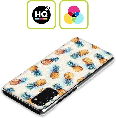 Head Case Designs Officially Licensed Micklyn Le Feuvre Pineapples and Crystals Patterns Hard Back Case Compatible with Samsung Galaxy S23+ 5G in Kuwait