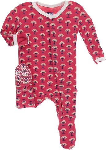 KicKee Pants Little Girls Print Footie with Snaps, Infants & Toddlers in Saudi Arabia