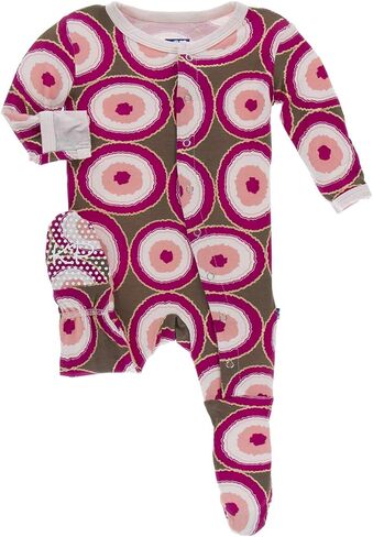 KicKee Pants Little Girls Print Footie with Snaps, Infants & Toddlers in Saudi Arabia