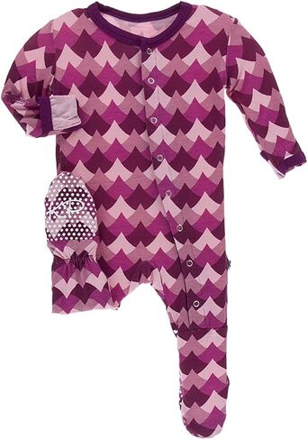 KicKee Pants Little Girls Print Footie with Snaps, Infants & Toddlers in Saudi Arabia