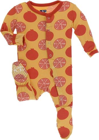 KicKee Pants Little Girls Print Footie with Snaps, Infants & Toddlers in Saudi Arabia