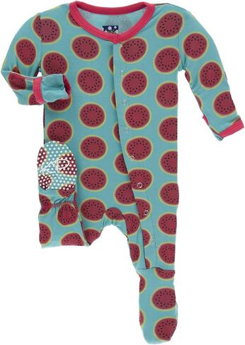 KicKee Pants Little Girls Print Footie with Snaps, Infants & Toddlers in Saudi Arabia