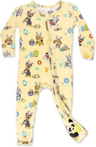 Bellabu Bear Paw Patrol Rayon from Bamboo Convertible Footie for Baby Boys & Girls in Kuwait