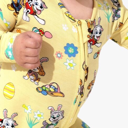 Bellabu Bear Paw Patrol Rayon from Bamboo Convertible Footie for Baby Boys & Girls in Kuwait