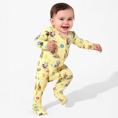 Bellabu Bear Paw Patrol Rayon from Bamboo Convertible Footie for Baby Boys & Girls in Kuwait