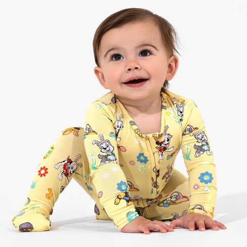 Bellabu Bear Paw Patrol Rayon from Bamboo Convertible Footie for Baby Boys & Girls in Kuwait