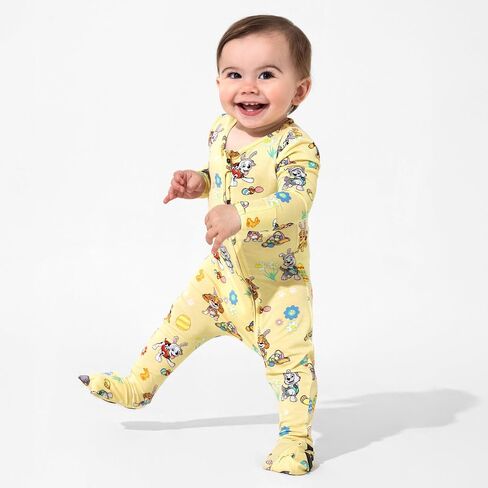 Bellabu Bear Paw Patrol Rayon from Bamboo Convertible Footie for Baby Boys & Girls in Kuwait