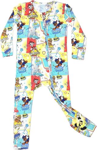 Bellabu Bear Paw Patrol Rayon from Bamboo Convertible Footie for Baby Boys & Girls in Kuwait