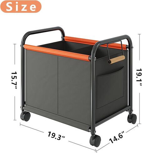 Children's toy Organizer With Wheels for Bedrooms, toy Rooms, Playrooms can hold toys, Books, Clothes, Snacks with 360° Steering Wheels Metal and Oxford Cloth toy Boxes（Green Medium size） in Saudi Arabia