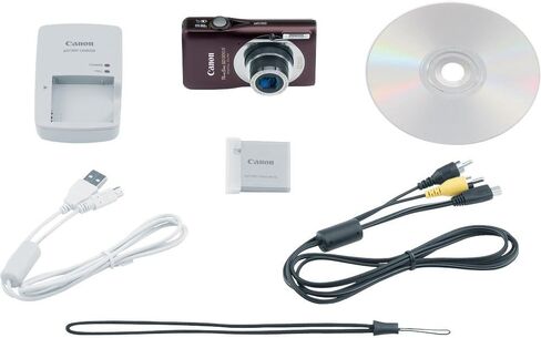 Canon PowerShot SD1300 هي 12.1 ميجابكسل الكاميرا الرقمية مع صورة مصورة بصرية عالية الزاوية 4x و Zoom و 2.7 بوصة LCD (الفضة) in Kuwait