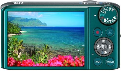 Canon PowerShot SX260 HS 12.1 MP CMOS DIGITAL CAMERA مع 20x صورة مثبتة على ZOOM 25MM زاوية واسعة الزاوية و 1080 بكسل HD الفيديو (أسود) in Kuwait