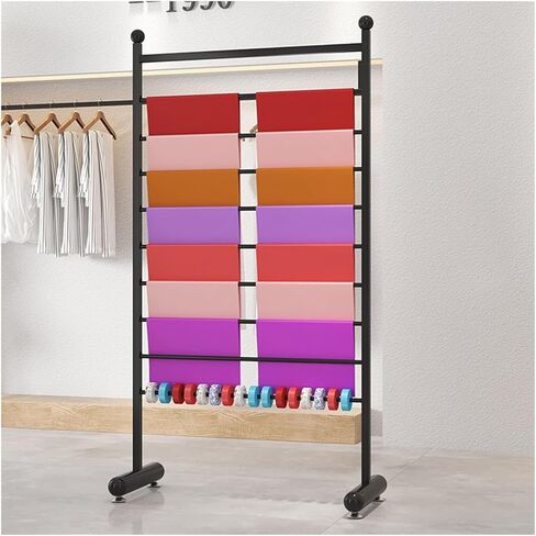 Scarf Organizers, Industrial Design Garment Rack, Clothes Store Retail Display Racks, Multifunctional Scarves Pants Ties Shawls Blanket Accessories Storage Hanger ( Color : Gold , Size : 80x40x158CM/3 in Saudi Arabia