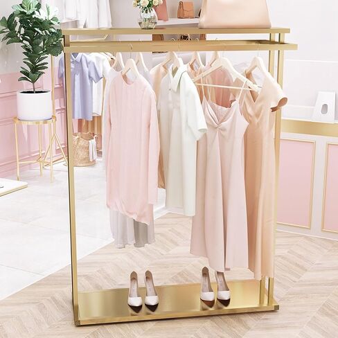 Coat Rack Stand Clothes Rack Stand, Multifunctional Garment Rack, Portable Suits Scarves Handbag Shoe Storage Holder, Hall Entryway Bedroom Store Large Capacity Frame Organizer (Color : Blac in Saudi Arabia