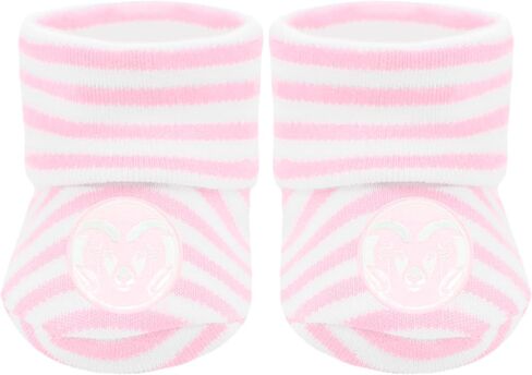 Creative Knitwear College Baby Bootie Sock - شعار الفريق ، ألوان متعددة ، للجنسين (حديثي الولادة - 6 أشهر) in Kuwait