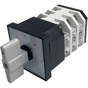 مفتاح CAM LW12-16/3 Rotary Changeover 12 Terminals 3 مواقف التشغيل On-On DIY استخدام الطاقة المزدوجة لـ 5.5kw التحكم الإلكترونية في اثنين من الأحمال