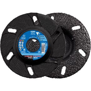 Pferd CC -Grind® View ، 5 "× 7/8 ، SGP Steelox Victograin® ، سيراميك - قرص كاشف عالي الأداء للطحن العدواني - الجزء 61158 (حزمة 10)