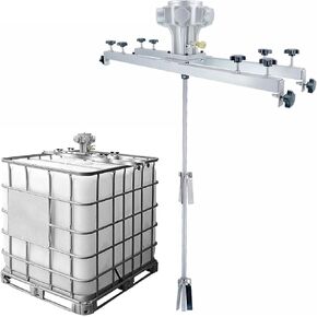 محرض الهواء لخزان IBC ، 1 طن/1000L 1HP الخلاط الهوائي ، آلة تحريك الطلاء ، مروحة قابلة للطي ، لحبر الحبر