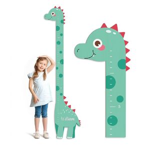 Personalized Name Growth Chart for Kids, Giraffe Height Chart for Boy Girls, Measuring Board for Kids Height, Patchwork Wooden Height Chart Measuring Board, Nursery Growth Chart Ruler