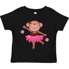 inktastic Ballerina Dance Monkey Toddler T-Shirt