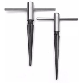 2PCS Handheld Tapered Reamer Set 1/8-1/2 Inches 5/32-5/8 Inches Bridge Pin Hole Tapered Reamers Machinist Luthier Tools Milling Cutter