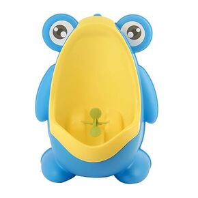 Cute Frog Potty Training Urinal for Boys with Funny Aiming Target, Green