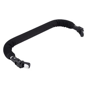 Baby Stroller Bumper Bar Handlebar with Pram Handlebar, Making Baby Feel Safety, Calming Baby, Folding The Stroller Without Problem for Kids, Black Color