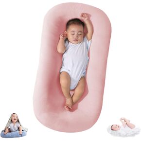 Baby Lounger, Baby Lounger for Newborn, Soft Breathable Removable Baby Lounger for Home and Travel (Green)