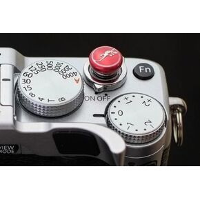 Lensmate Lizard Soft Release Button - Red - fits Any Standard Threaded Release - Includes X100VI, X100V, X100F, X100T, Xpro3 & Xpro2, X-T3, X-T2, X-E3, X-E2s, X-E2, X-T30, X-T20