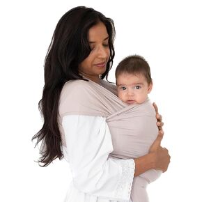 Solly Baby Wrap Carrier, Lightweight Hands-Free Baby Sling Carrier Newborns to Toddler, Infants 8-25 Lbs., Baby Registry Must Have, Baby Carrier Wrap, Newborn Baby Essentials, Petal