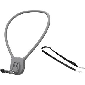 Magnetic Neck Mount Camera Holder for 360 Action Cameras, 360 Rotation Quick Released Handsfreely