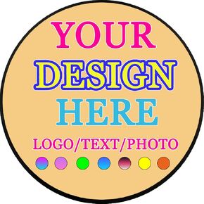 Custom Round Rug 6ft, Customized Area Carpet with Photo Text Large Logo Personalized Circle Rug Non Slip for Bed Room, Living Room, Dining Room, Kitchen Decoration, 72", Army Green
