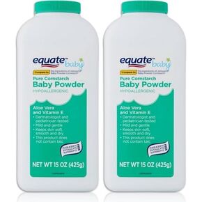 Pure Baby Powder Aloe and Vitamin E-Talc-Free (2 Pack - 15 oz)